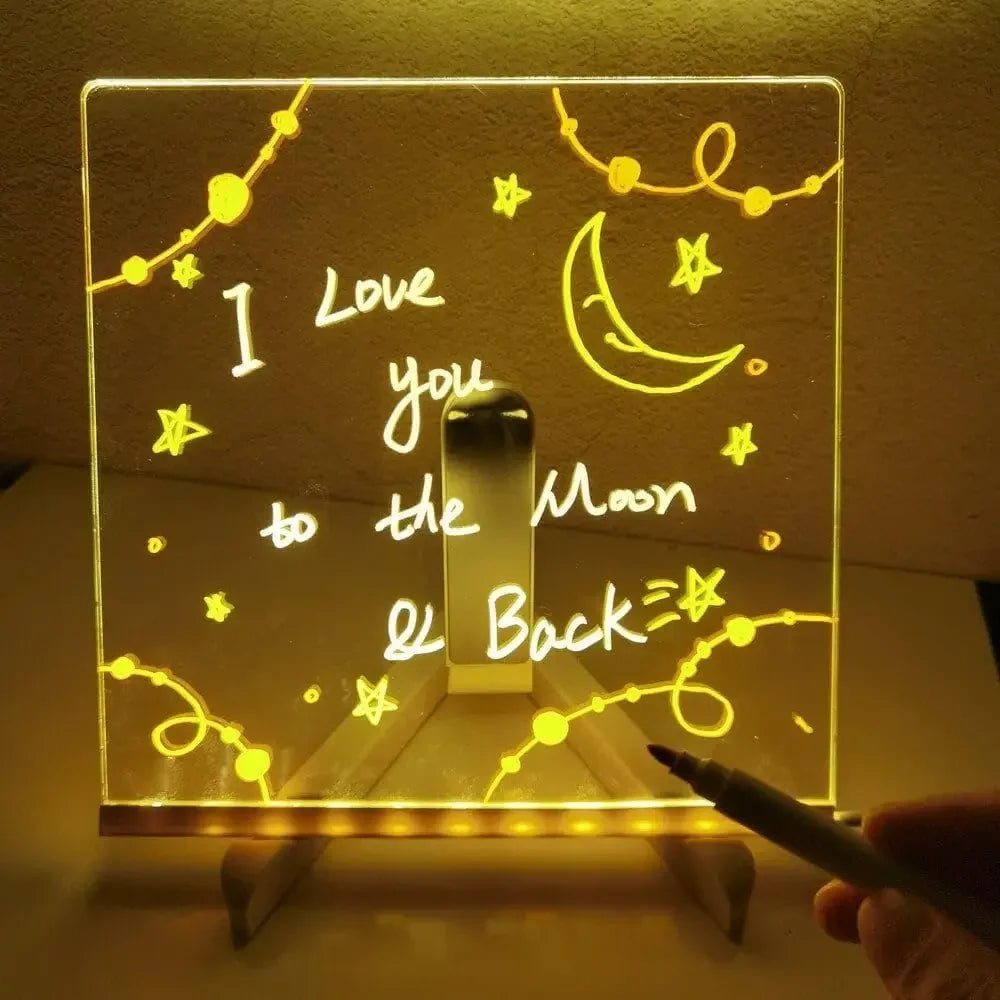 GlowWrite LED Note Board