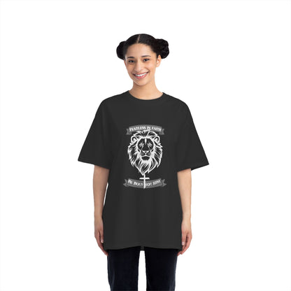 Fearless in Faith Lion and Cross Christian T-Shirt