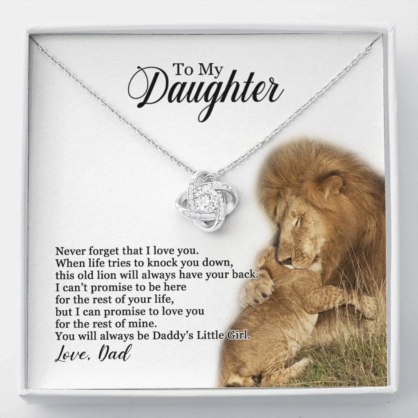 Love Knot Daughter Necklace